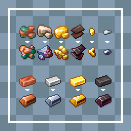 Ore & Metal Sprites