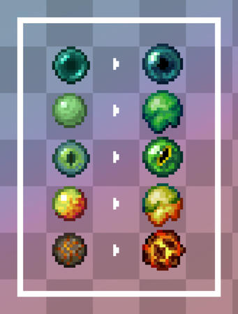Minecraft Ball Sprites
